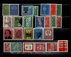 Germany stamps lot, 1960-1962, Unused