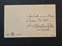 1909 Emden Germany Rathaus Town Hall German Postcard Handwritten Dated