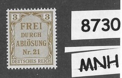 MNH Stamp Scott OL2 Prussia district German Empire 1903 Official PF03 #8730