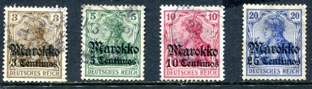 Germany in Morocco 1911 Used Lot