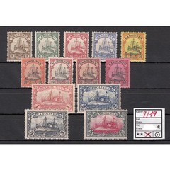Karolinen 1900, Mich.-Nr.: 7-19 * Unused With Hinges, Authentic