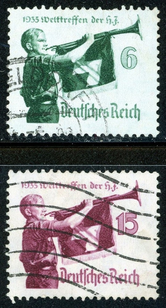 Stamps Germany, Scott # 463-464 used, complete set