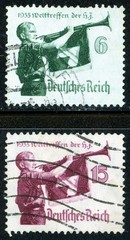 Stamps Germany, Scott # 463-464 used, complete set