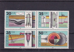 DDR MNH ** 2557-60 Scott 2143-6 Geophysics