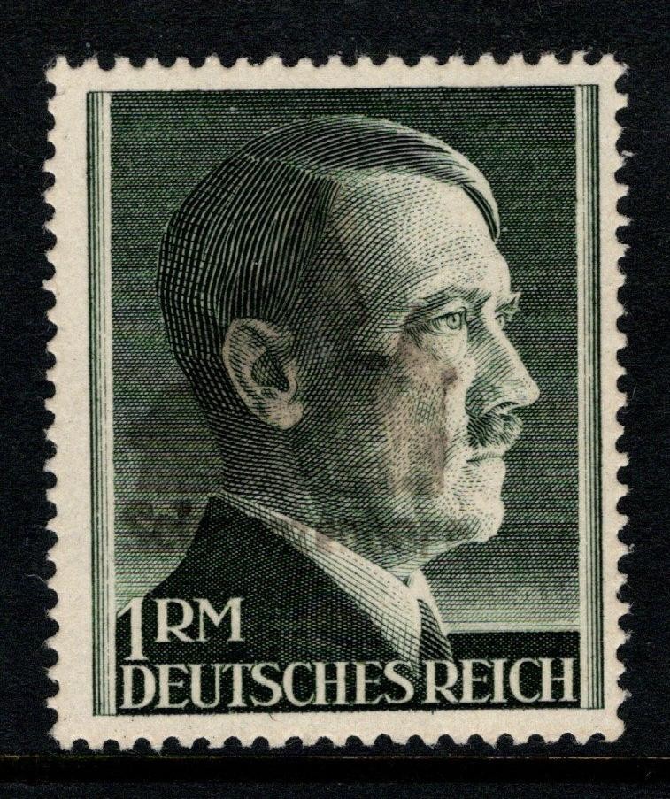 Germany 1945 Castle Obliterate Issue 1m MNH / Signed Richter – S58838