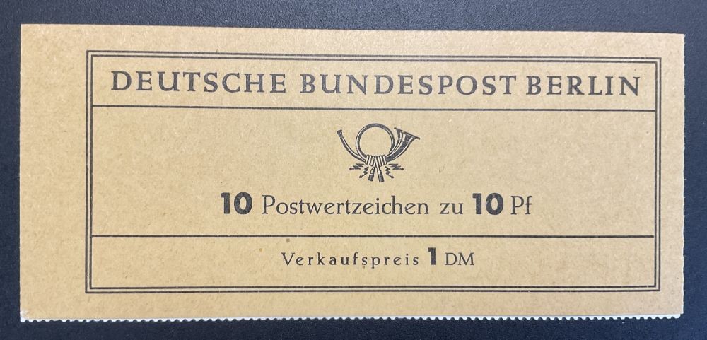 BERLIN 1962 MH3cI ** MNH FLAWLESS (H1721