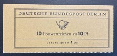 BERLIN 1962 MH3cI ** MNH FLAWLESS (H1721