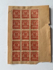 Lot German Inflation Stamps Several Overprints on Sheets Unused 1920’s