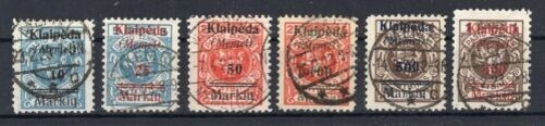 Memel 129/134 Set or Individual Values Luxury Used (M0411)