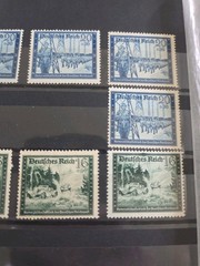 Collection Of 33 Third Reich German Stamps Midt 1930s- Early 1940s