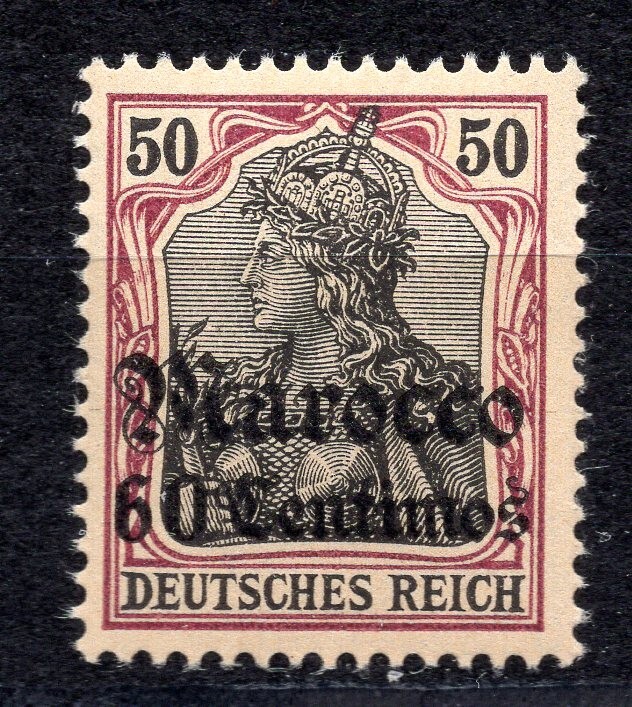 Offices in Morocco 1905, Mi. # 28, MNH, Morocco „CC“, exp. Bothe, superb, no wmk