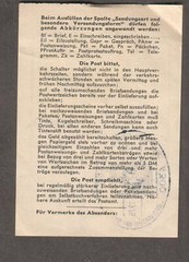 Germany 1976 Einlieferungsschein form Wssen 1 4300 Tag Der Briefmarke cancel