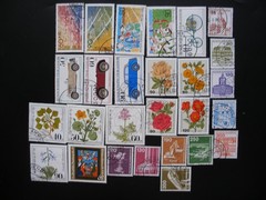 Germany 1981-82- Two Complete Years of 80 Stamps, 1 Souvenir Sheet Used, CTO