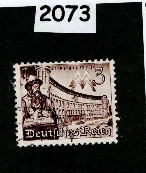 Used stamp Sc #494 1940 Spring fair Leipzig Germany WWII #2073