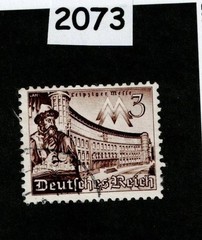 Used stamp Sc #494 1940 Spring fair Leipzig Germany WWII #2073