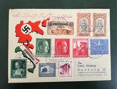 Árcsökkenés! Zeppelin cover 1939 franked with San Marino and Germany stamps RRR