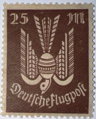 Travelstamps: Germany Deutches Flugpost Stamps Scott #C13/Mi 265-25m Mint MNH OG