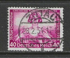 Germany 1933 40+35 Pf. Wagner „Persifal“ issue used, $ 200.00
