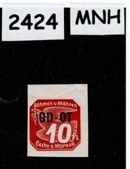 MNH Stamp P10 1940 Newspaper overprint WWII Germany Occupation of BaM #2424