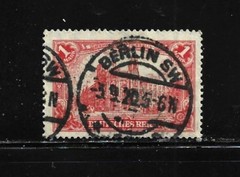 Germany Stamp Scott- # 62-1M -Berlrin Cancel/VLH-NG- 1900