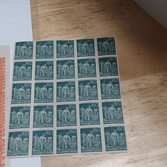 Lot of Weimar Republic Stamps from 1920s Germany, including 40 Pfennig Stamps