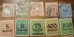 Vintage Germany Stamps Mint, Mint Hinged, Used, Overprints, Etc. Lot #2