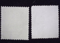 Deutsches Reich 1940s, 2 stamps, one overprint Ostland, Adolf Hitler, 3Pf, used