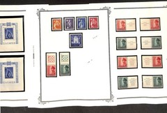 Croatia Stamp Collection in Scott Specialty Album, World War 2, 60 Pages