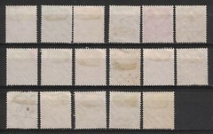 GERMANY:1932-36 SC#391-93,95-96,401-09,412,415,417 Used Pres. von HindenburgT631