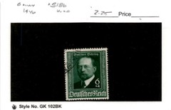 Germany, Postage Stamp, #B186 Used, 1940 von Behring (AB)