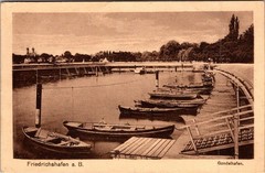 1923 Germany Hyperinflation Postcard Friedrichshafen Gondelhafen to Leipzig 400m