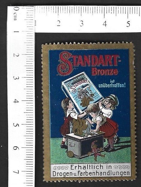 Germany STANDART BRONZE vintage advertisement poster stamp