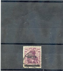SAAR Sc 14c(MI 14aI)F-VF USED 1920 60pf RED LILAC TO PURPLE LILAC, $1,800