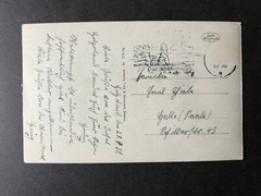 1916 Germany RPPC Ship Postcard Cover WWI Helogoland U8 U Boat Submarine