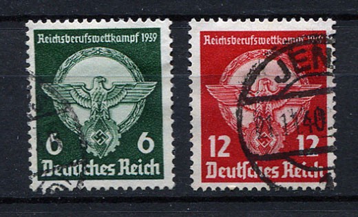 German Reich WW II : Nazi Swastika and Eagle set from 1939 – used