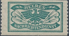 Stamp Germany Revenue WWII Fascism War Era Newspaper Set MNH