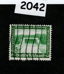Used stamp Scott B95 1936 Winter relief Culture fund Germany #2042