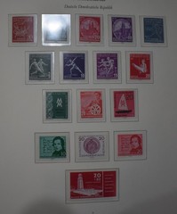 DDR COLLECTION 1949-1990 COMPLETE MNH IN 4 HINGELESS ALBUMS SEE DESCRIPTION
