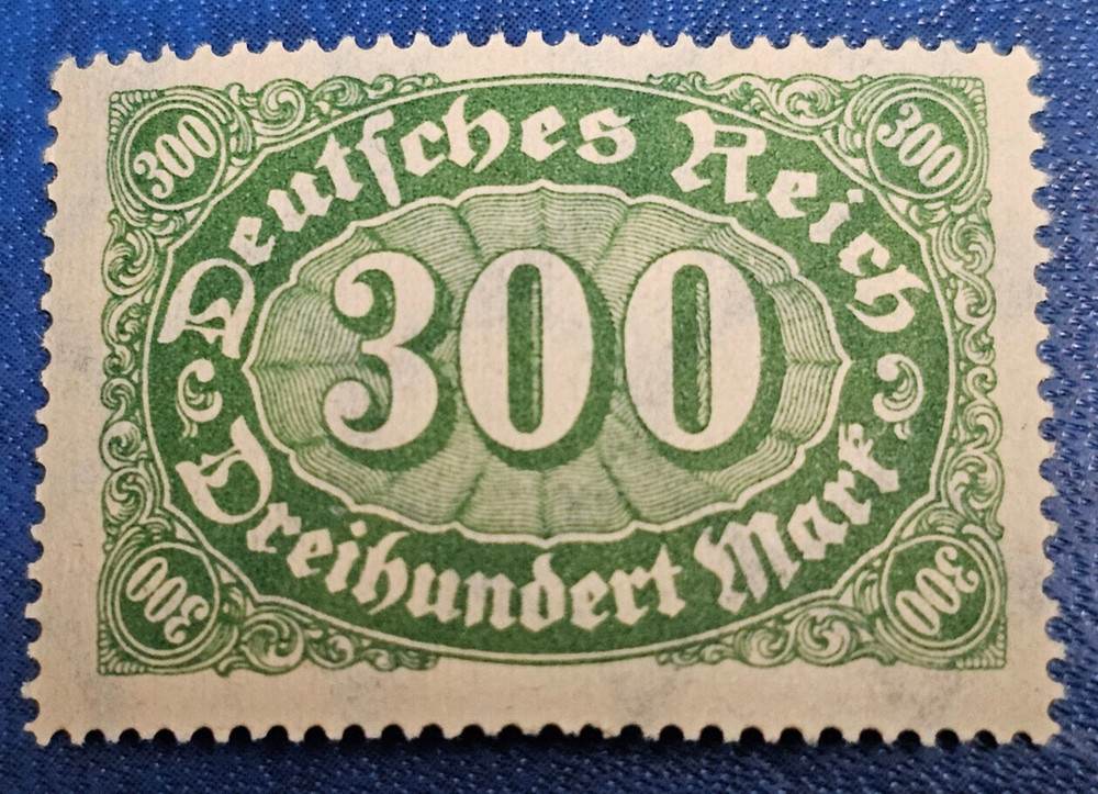 Stamp Germany Deutsches Reich 300 Mark 1922 Mi. Nr. 249 WZ 2 [🇩🇪35677]