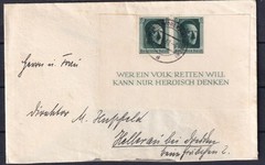 Germany 1937 Bohringen. Cover
