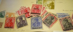 Saar Basin territory Stamps? stock book from an estate sale Saarland Germany