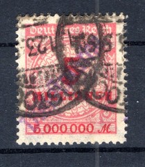 DR Emergency Issue Rostock 29I Used Stamped Authentic 45EUR (GA2433