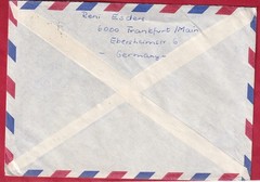 Germany 1969 cover Reni Esders Frankfurt to St Simons Island Georgia