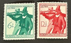 Travelstamps: 1944 Germany Stamps Scott #B278-B279 Soldier & Tirolese Rifleman