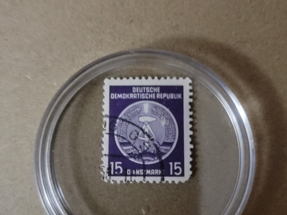 Rare Deutsche Demokratische Republik German Postage Stamp Early Vintage 15 (B)