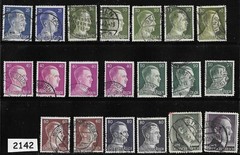 POSTMARKS Nice mix Used stamps WWII Adolf Hitler Third Reich Germany #2142
