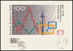 ART-EDITION 1991 GERMANY 1553 BERLIN IFA FUNKAUSSTELLUNG – Ltd. 1.000!!