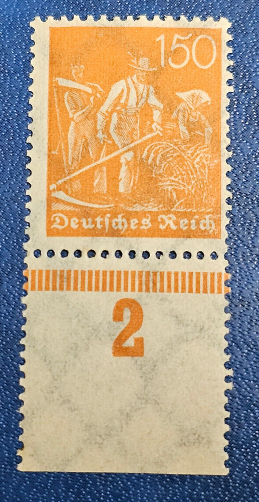 Stamp Germany Deutsches Reich 150 Pfennig 1921 Mi. Nr. 189 [🇩🇪35580]