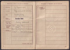 GERMANY (ITEM0111) GERMAN WORKBOOK 1935 (See Description)