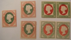 Heligoland.Lot of official reprints.Singles,pairs.MNH.See description.